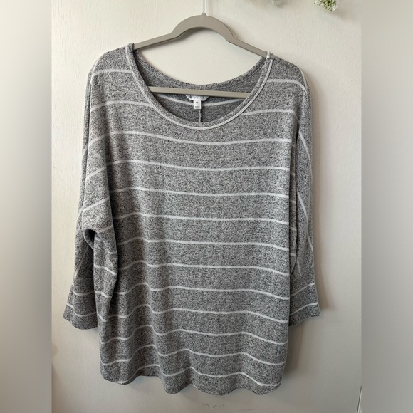 Market & Spruce | Cozy Striped Shirt - Picture 4 of 6